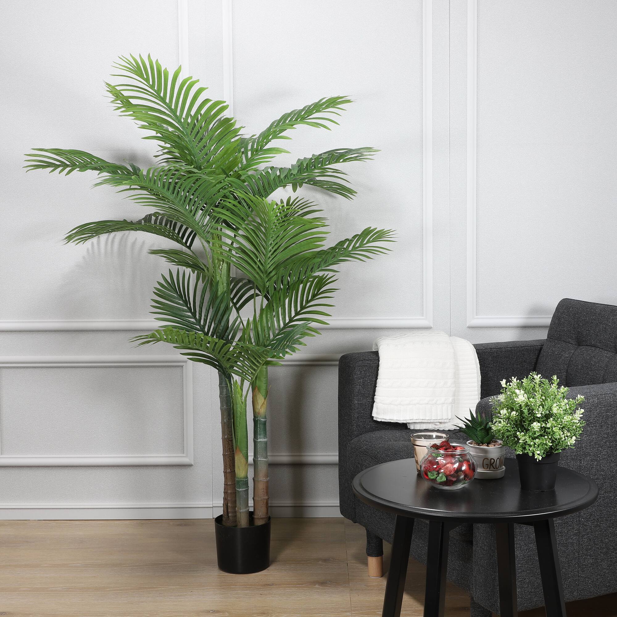6 Pack: 5ft. Potted Areca Palm Tree